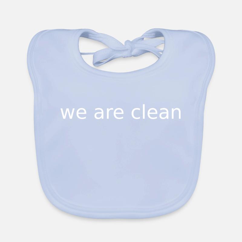 we are clean Baby Bio-Lätzchen