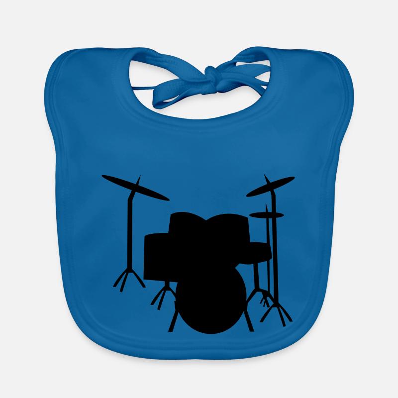 Drums Schlagzeug Drum Baby Bio-Lätzchen