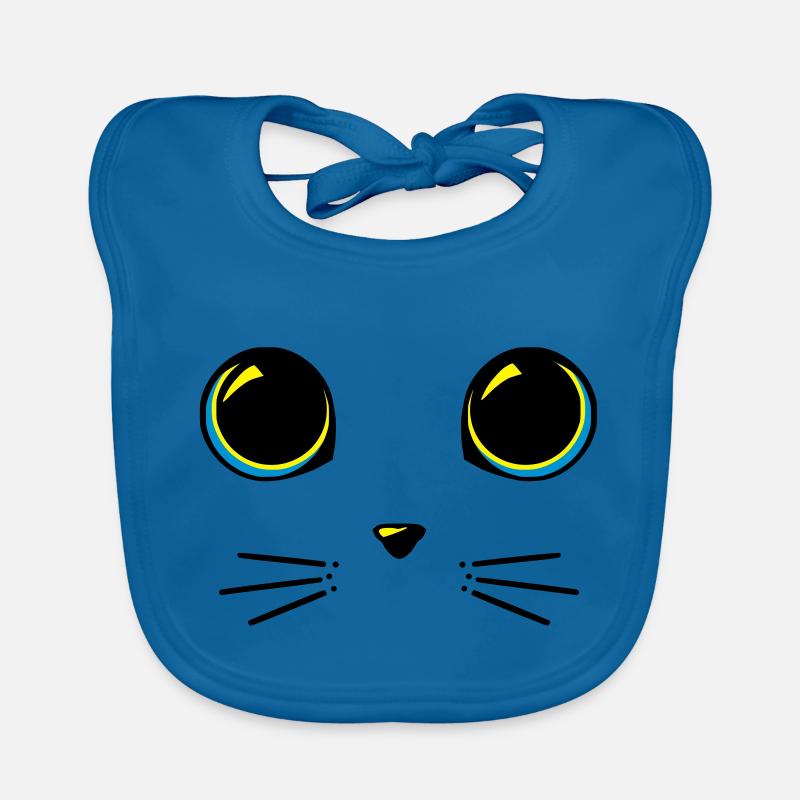 Yeux chat Bavoir bio Bébé