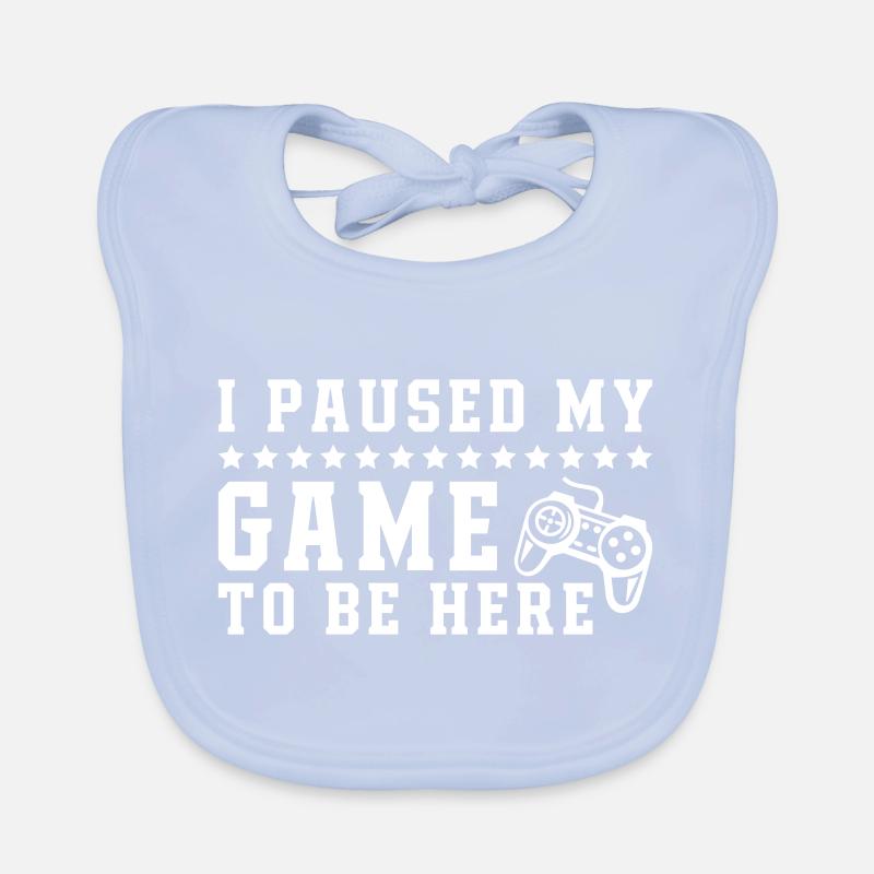 Game To Be Here Organic Baby Bibs