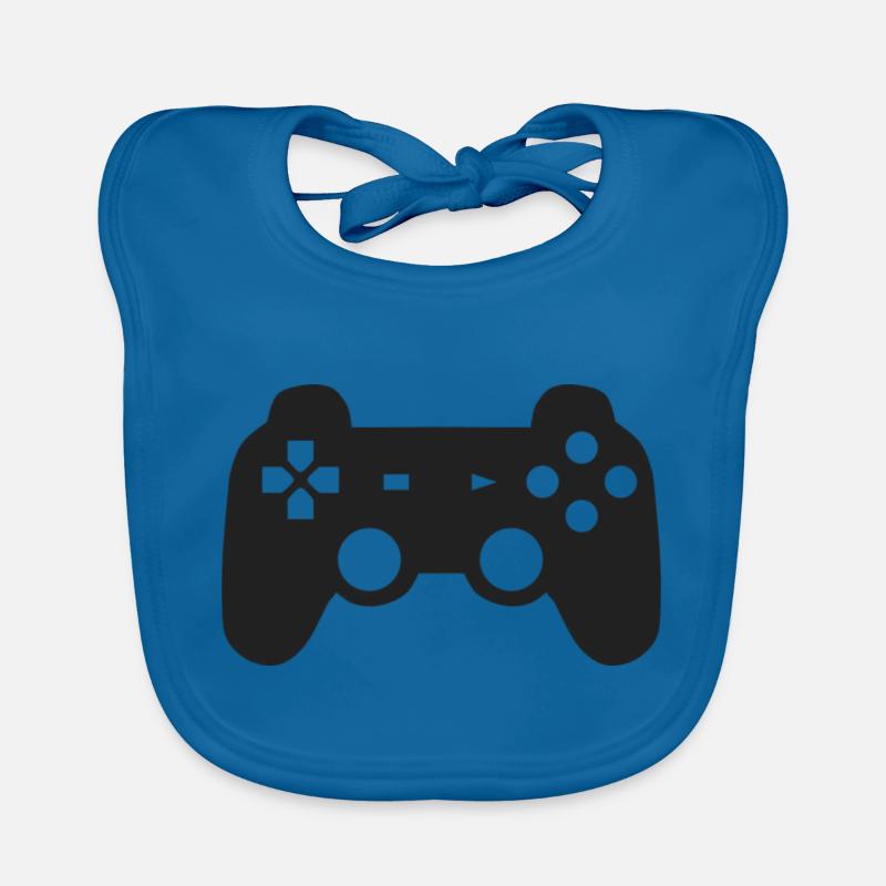 Controller - Baby Bio-Lätzchen - Pfauenblau