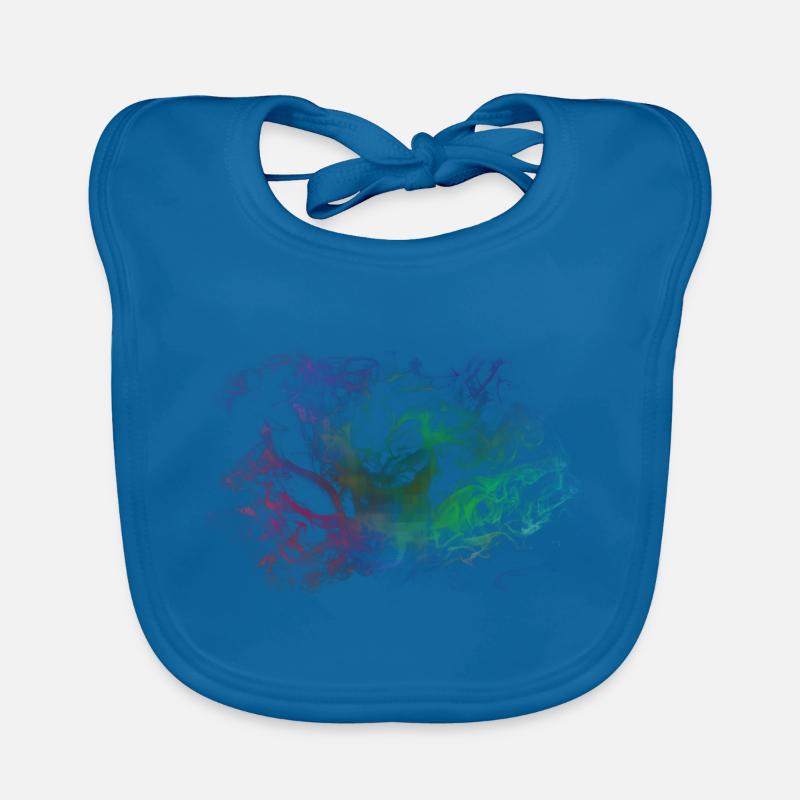 Fumée colorée Bavoir bio Bébé