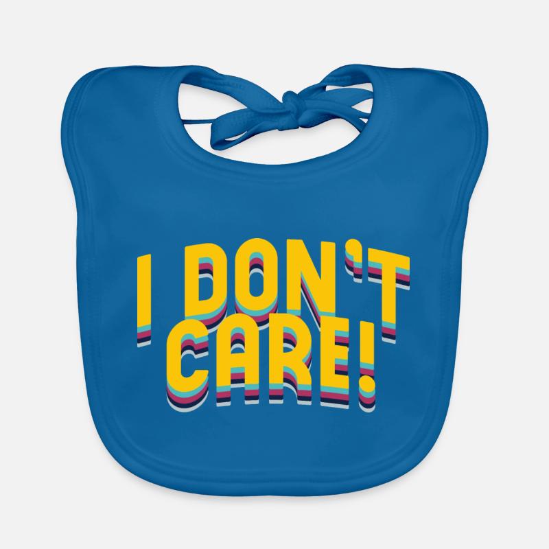 Je ne Dont Carem Typographie Bavoir bio Bébé