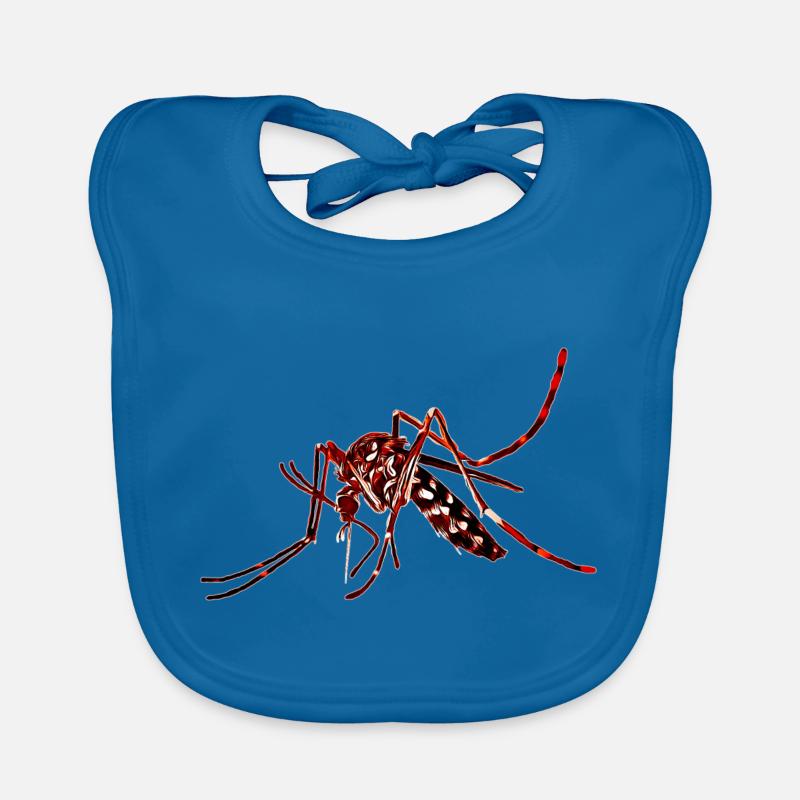 gxp tiger mosquito vector art Organic Baby Bibs