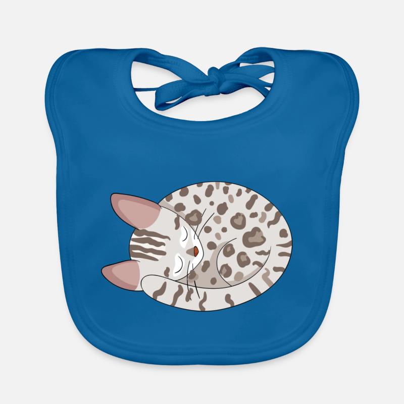 Chat de Bengale Chat Bavoir bio Bébé
