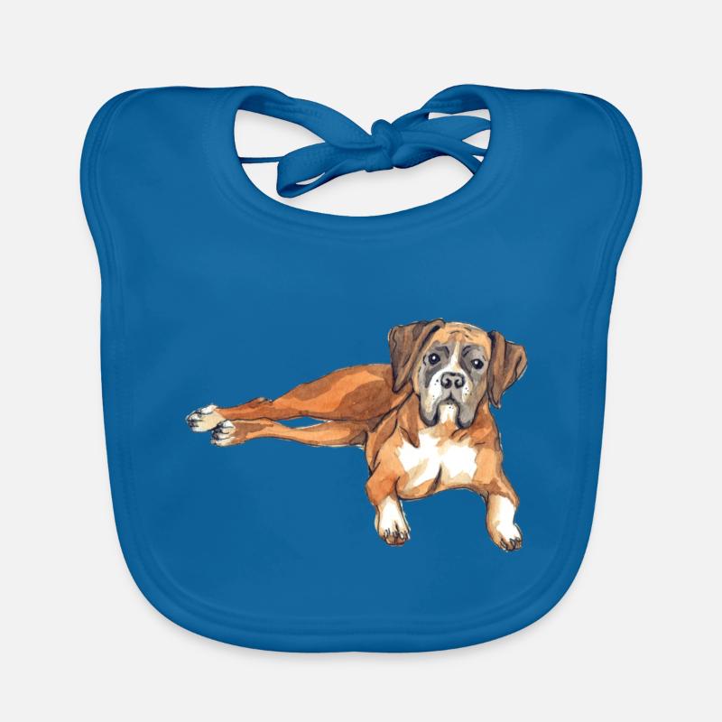 German boxer Organic Baby Bibs