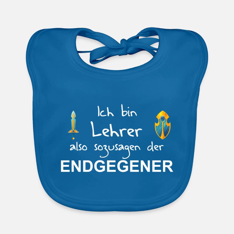 Chef final enseignant - idée cadeau Bavoir bio Bébé