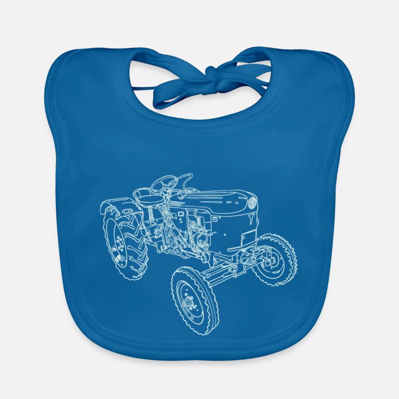 Oldtimer Traktor Baby Bio-Lätzchen