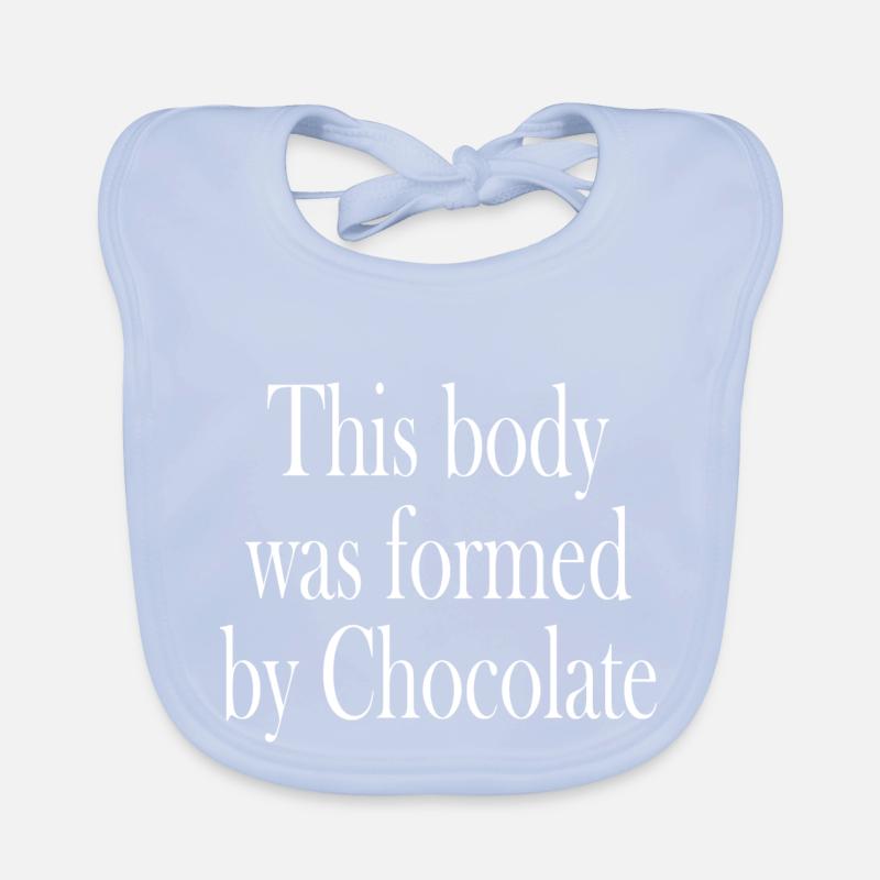 chocolat chocolat Bavoir bio Bébé