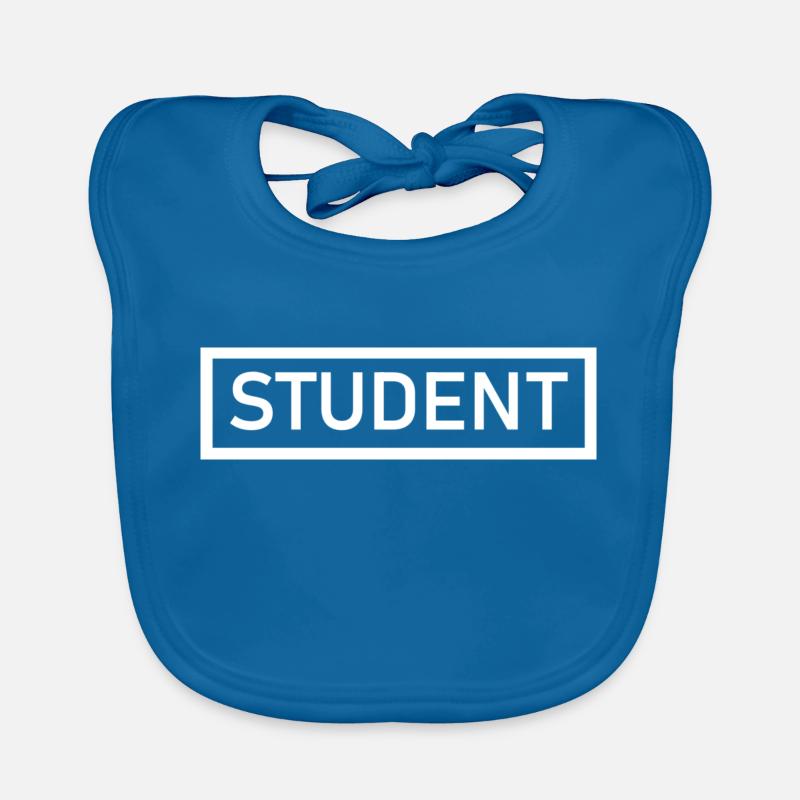 STUDENT simple Design Baby Bio-Lätzchen