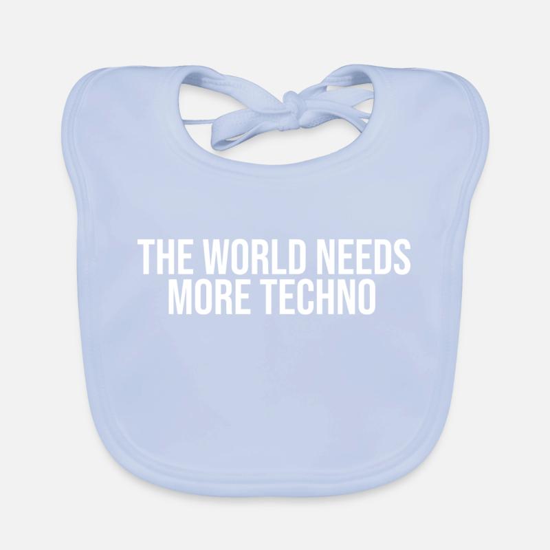 The world needs more techno Organic Baby Bibs