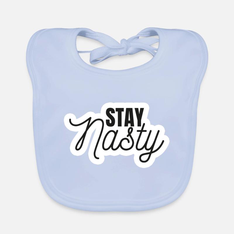 Stay evil Organic Baby Bibs