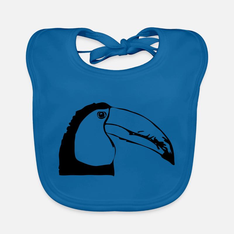 Toucan de profil Bavoir bio Bébé