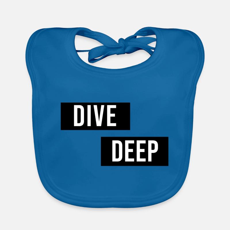 Dive Deep Inspiration Baby Bio-Lätzchen