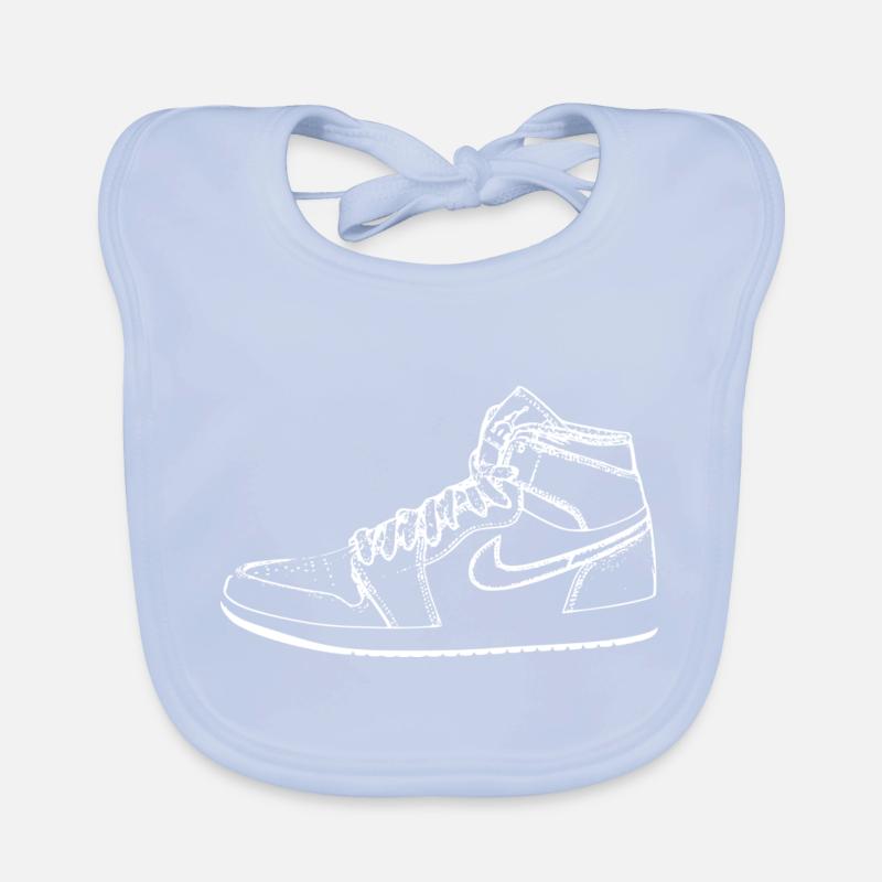 Sneaker blanc Bavoir bio Bébé