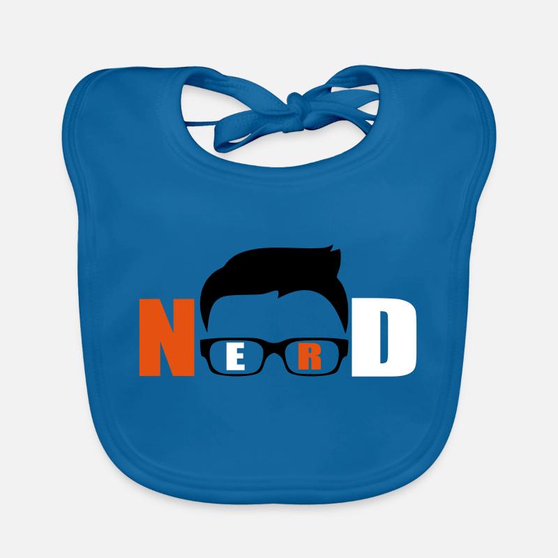 logo drôle de nerd Bavoir bio Bébé