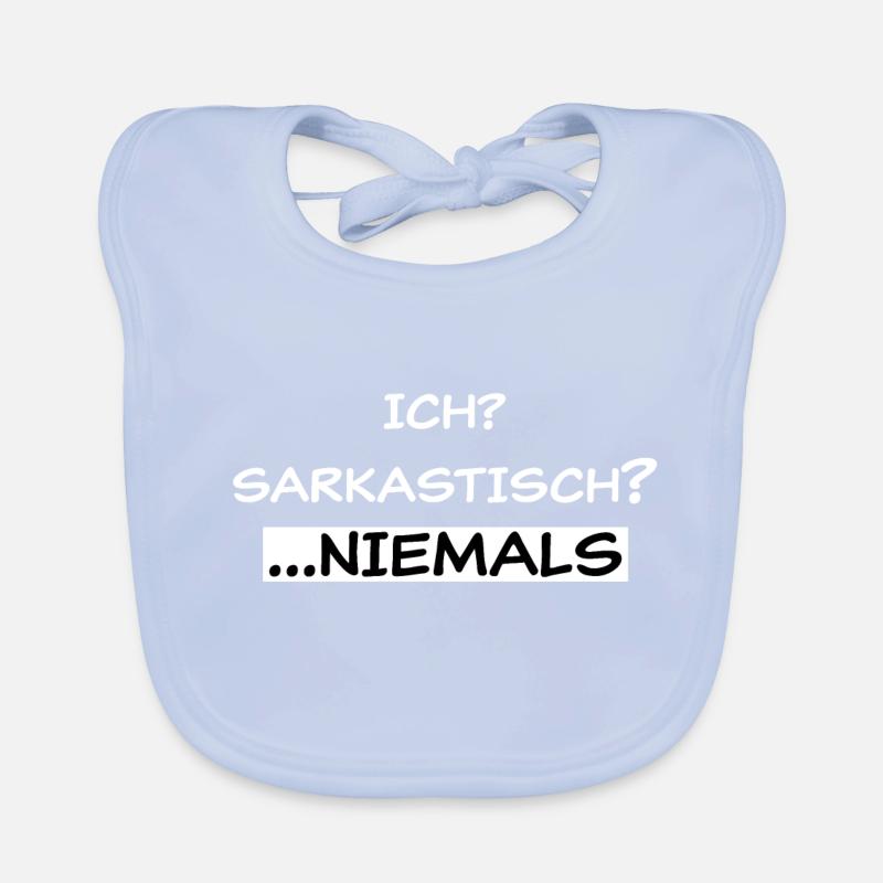 Sarkastisch? Baby Bio-Lätzchen