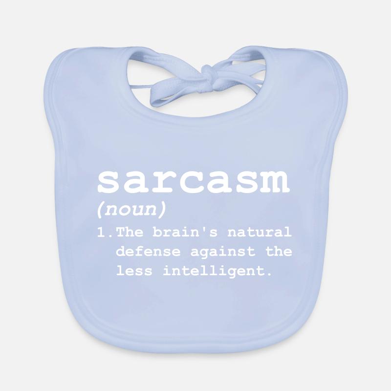 Sarcasm Definition Organic Baby Bibs
