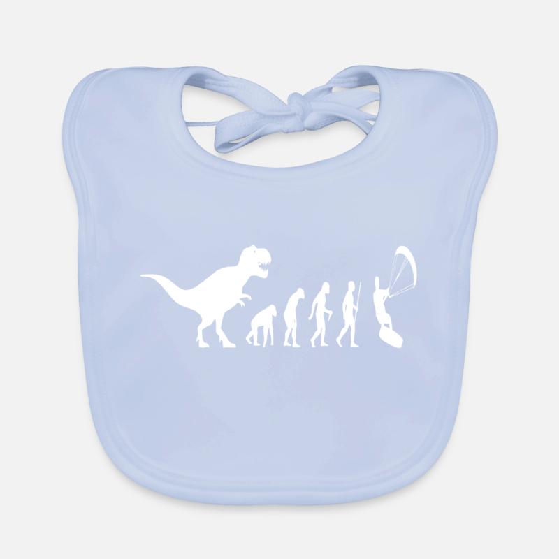 Evolution Kitesurfing Kiting Kite Surf with T-Rex 2 Organic Baby Bibs