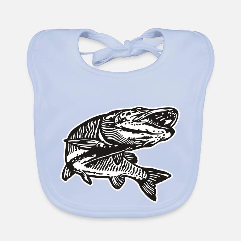 Hecht mit Kontur Organic Baby Bibs