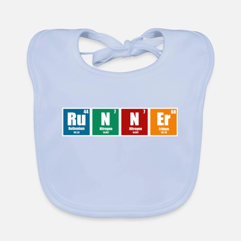Runner Jogger Organic Baby Bibs