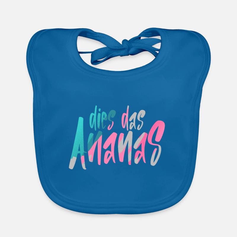 Dies Das Ananas Baby Bio-Lätzchen