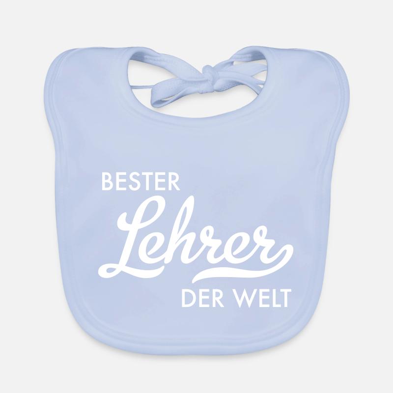 bester lehrer der welt Baby Bio-Lätzchen