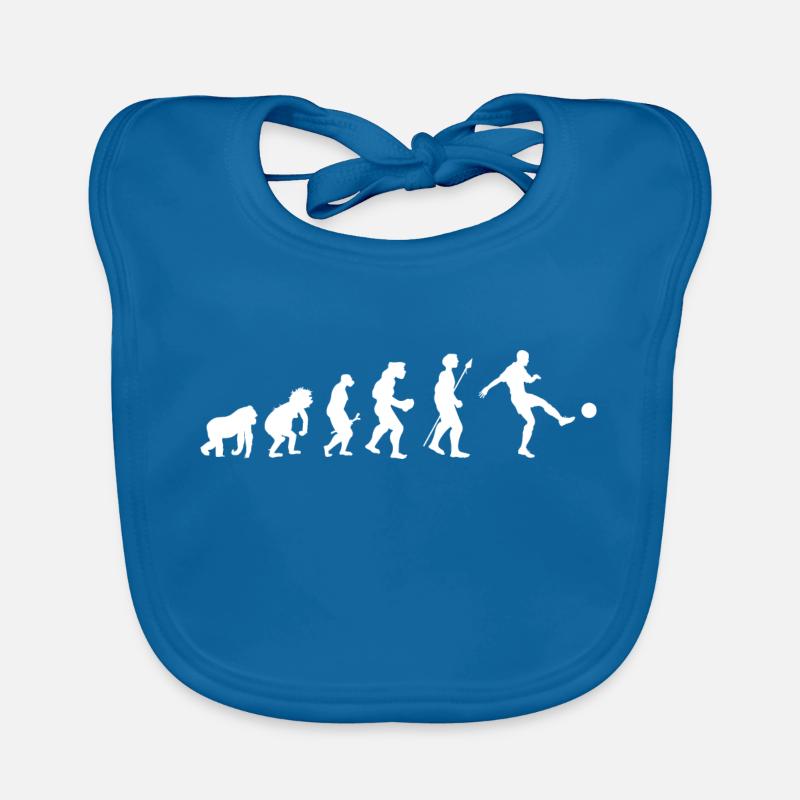 évolution-football Bavoir bio Bébé