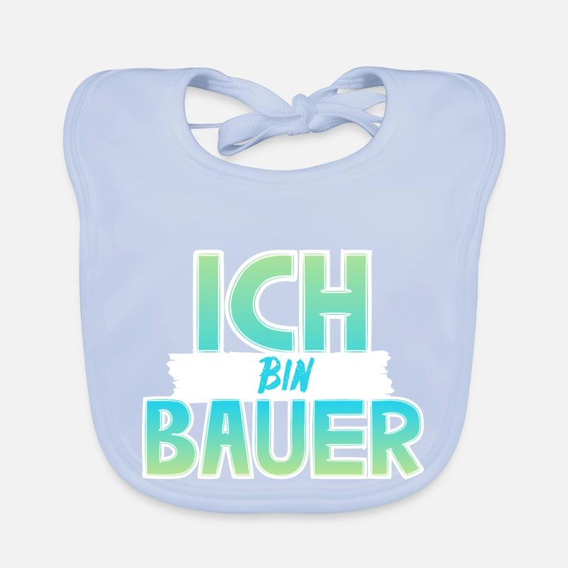 Ich bin Bauer Baby Bio-Lätzchen