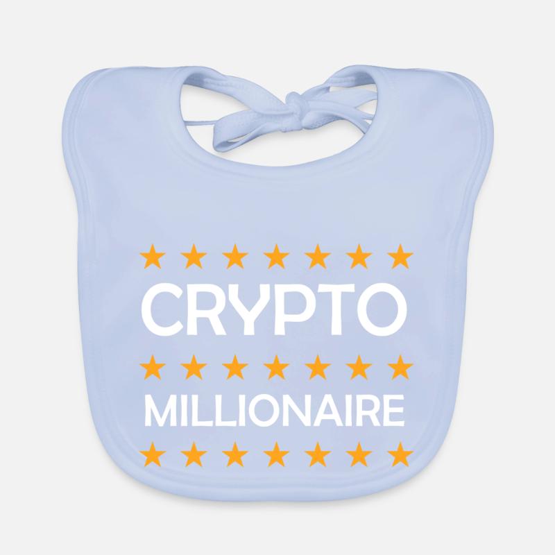 Crypto Bitcoin Trading Organic Baby Bibs