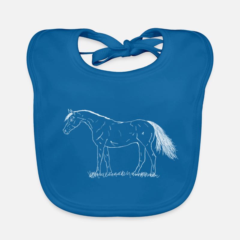 Cheval Bavoir bio Bébé