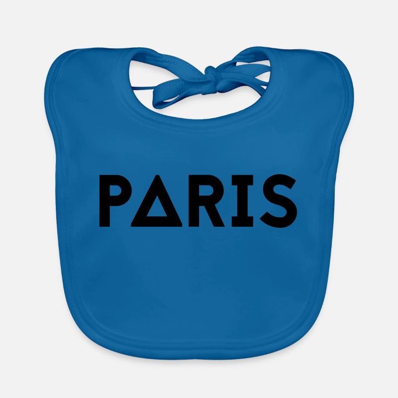 PARIS - Baby Bio-Lätzchen - Pfauenblau