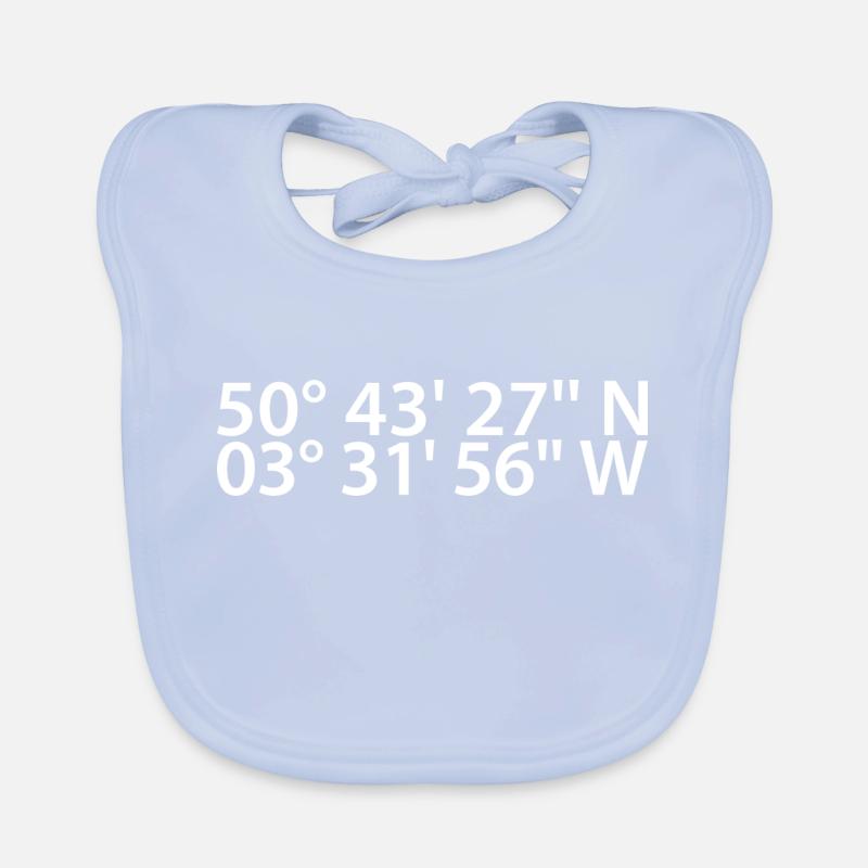 Exeter coordinates Organic Baby Bibs