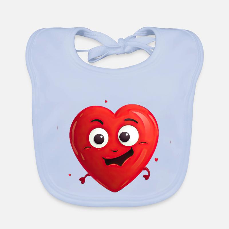Cheerful heart Organic Baby Bibs