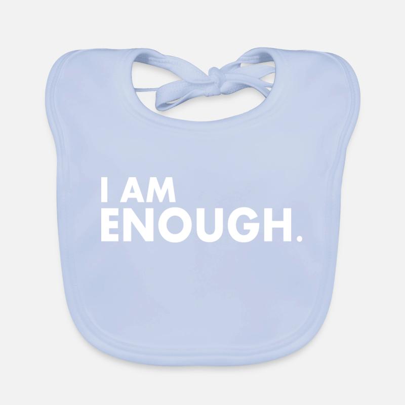 I am enough Bavoir bio Bébé