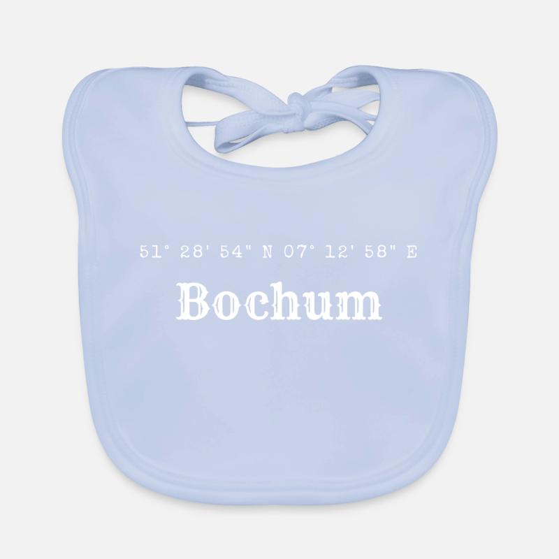 Bochum coordinates Organic Baby Bibs