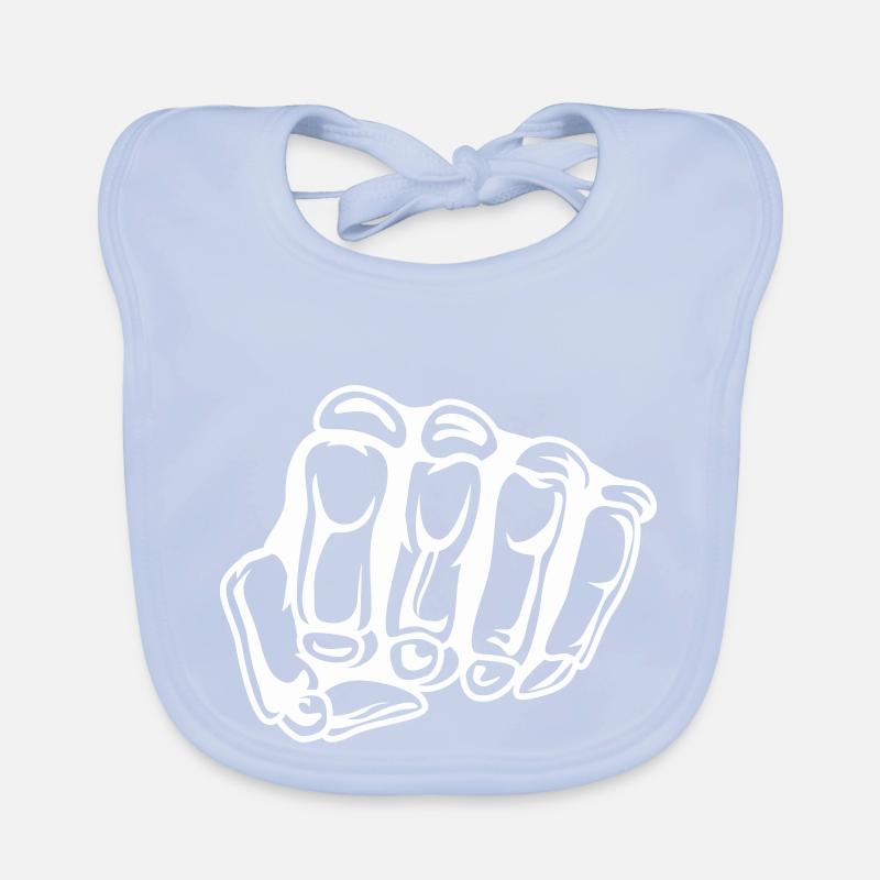 skull faust Baby Bio-Lätzchen