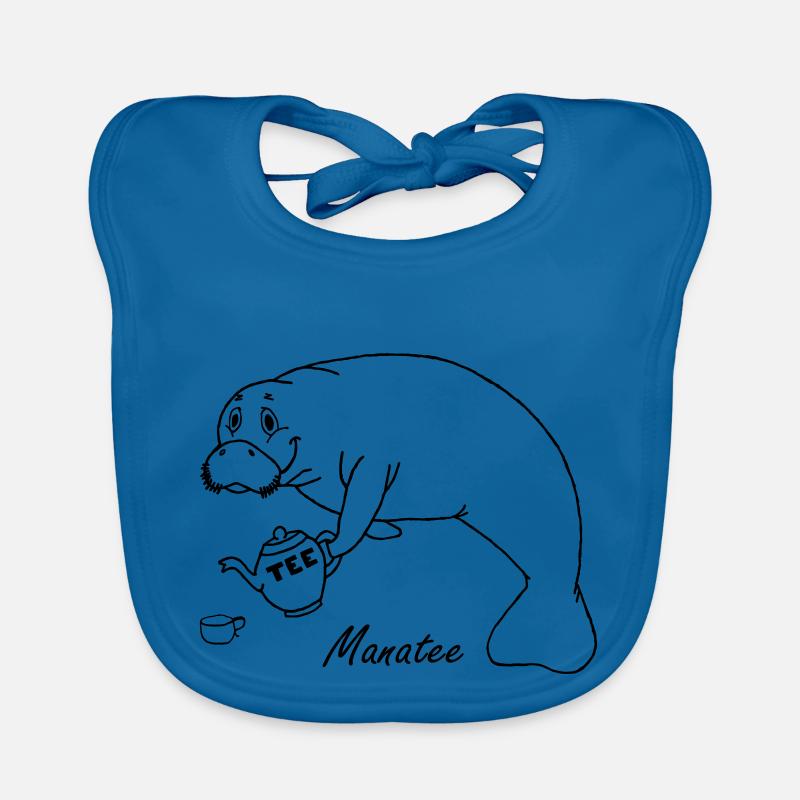 Manatee comme le thé Bavoir bio Bébé