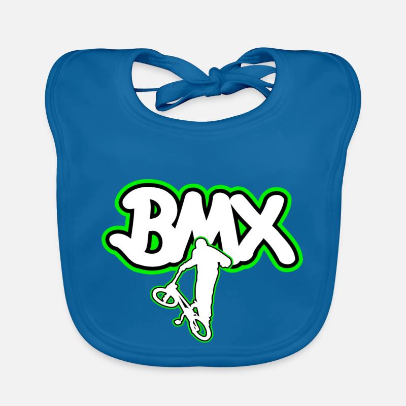 BMX bicycle logo gift Organic Baby Bibs