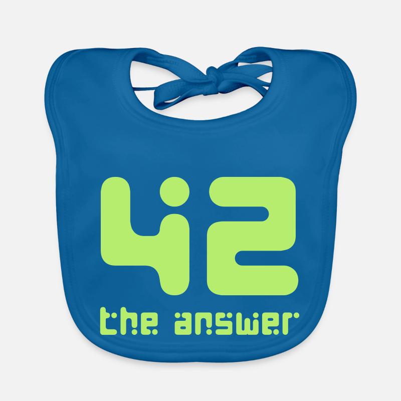 42, the Answer Answer Galaxy Science Fiction UFO Organic Baby Bibs