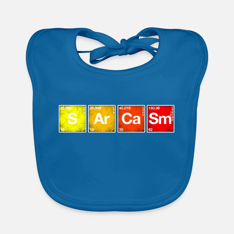 Sarcasm Periodic table of the elements PSE chemistry Organic Baby Bibs