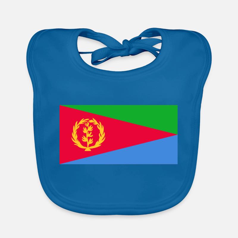Drapeau de l'Érythrée Bavoir bio Bébé