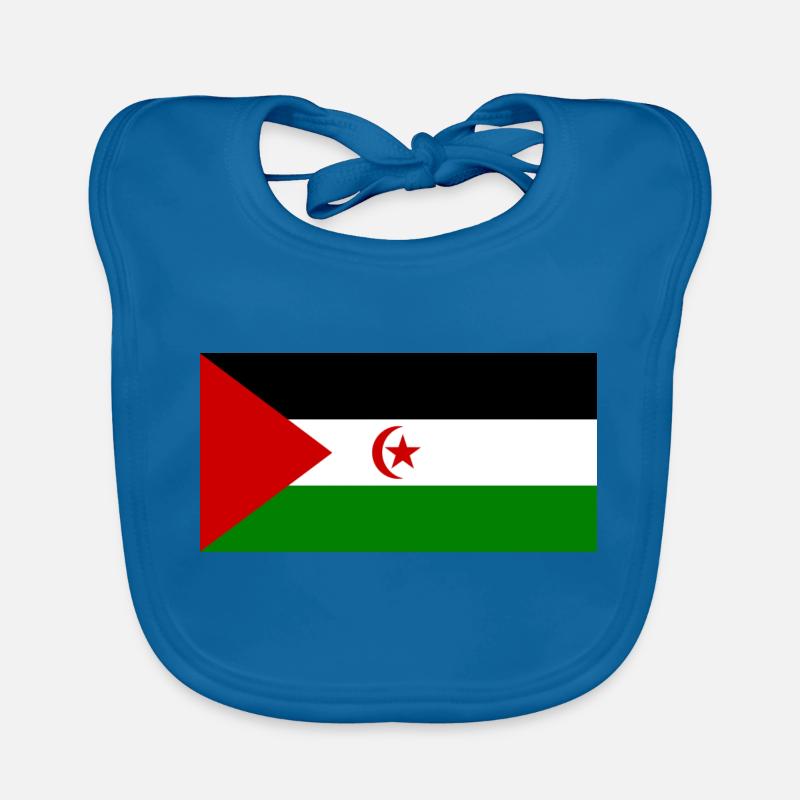 Drapeau du Sahara occidental Bavoir bio Bébé