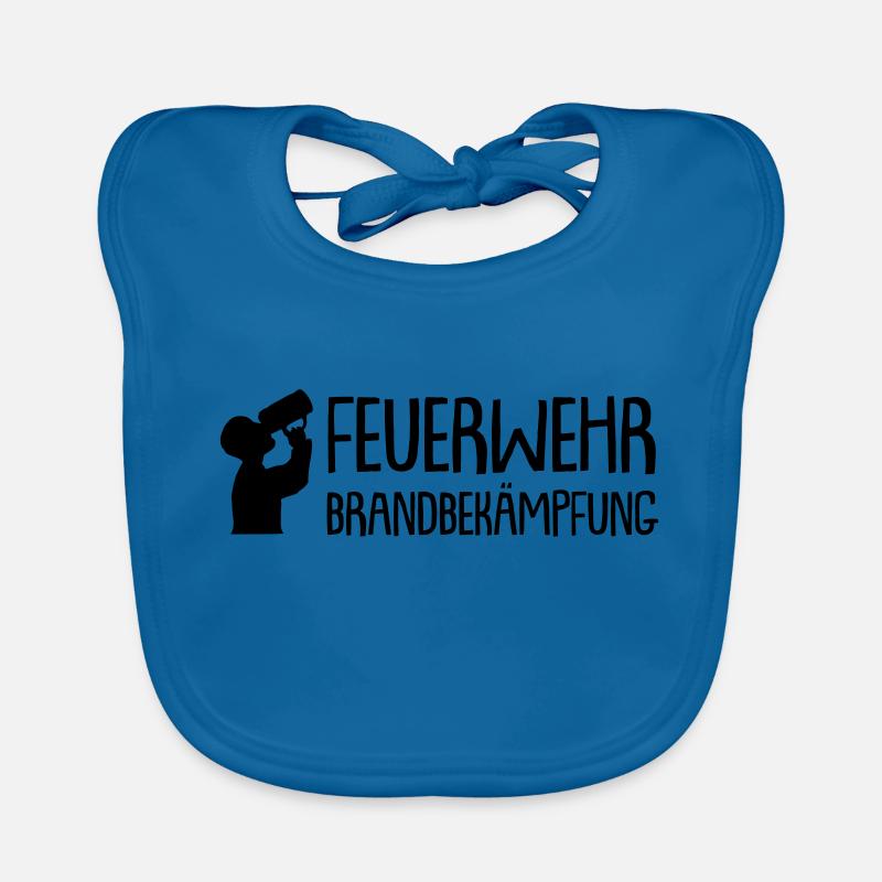 Feuerwehr Brandbekämpfung Baby Bio-Lätzchen