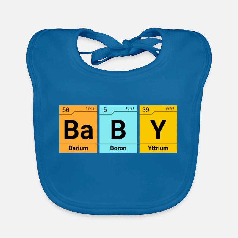 Éléments de chimie bébé Bavoir bio Bébé