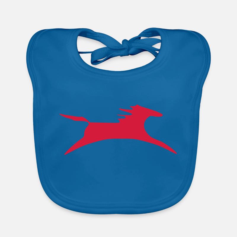 petroglyph horse vector Organic Baby Bibs