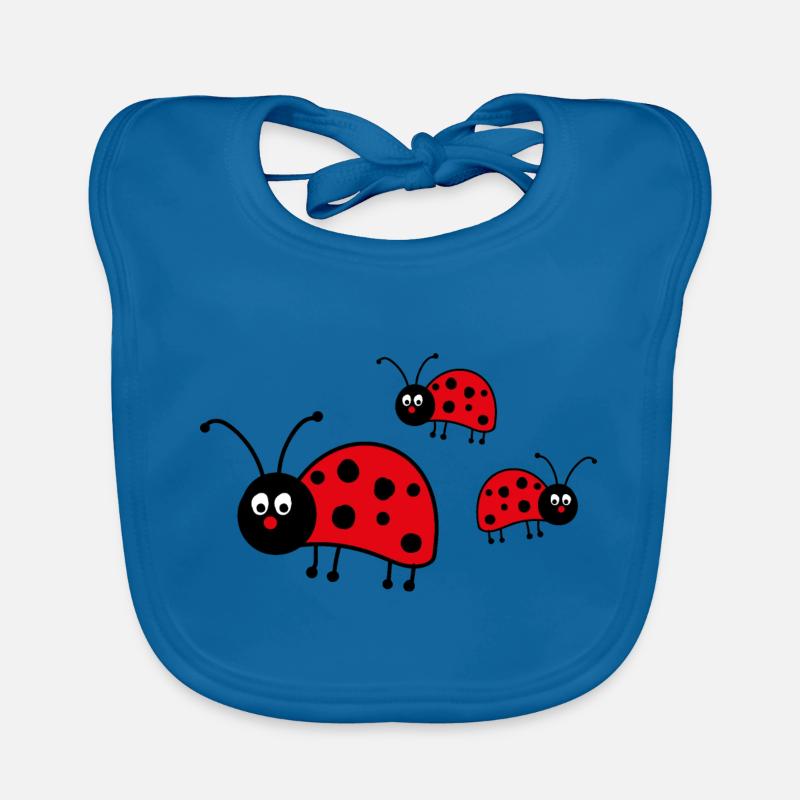 ladybug Organic Baby Bibs