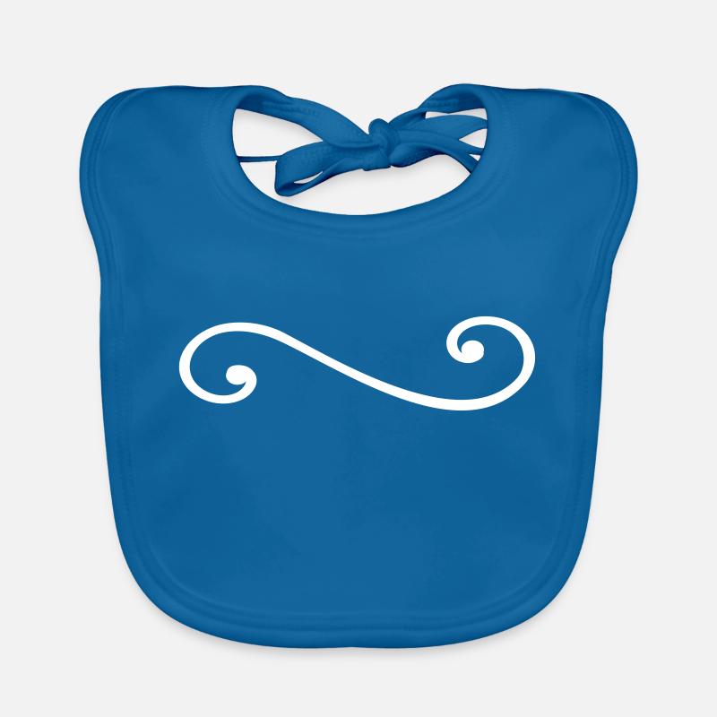 Frills Decor Decoration Decorative Tendril Pattern Organic Baby Bibs