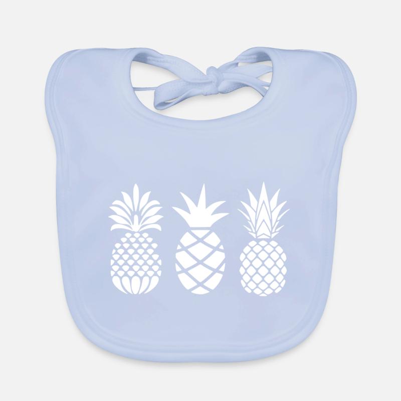 Pineapple Organic Baby Bibs