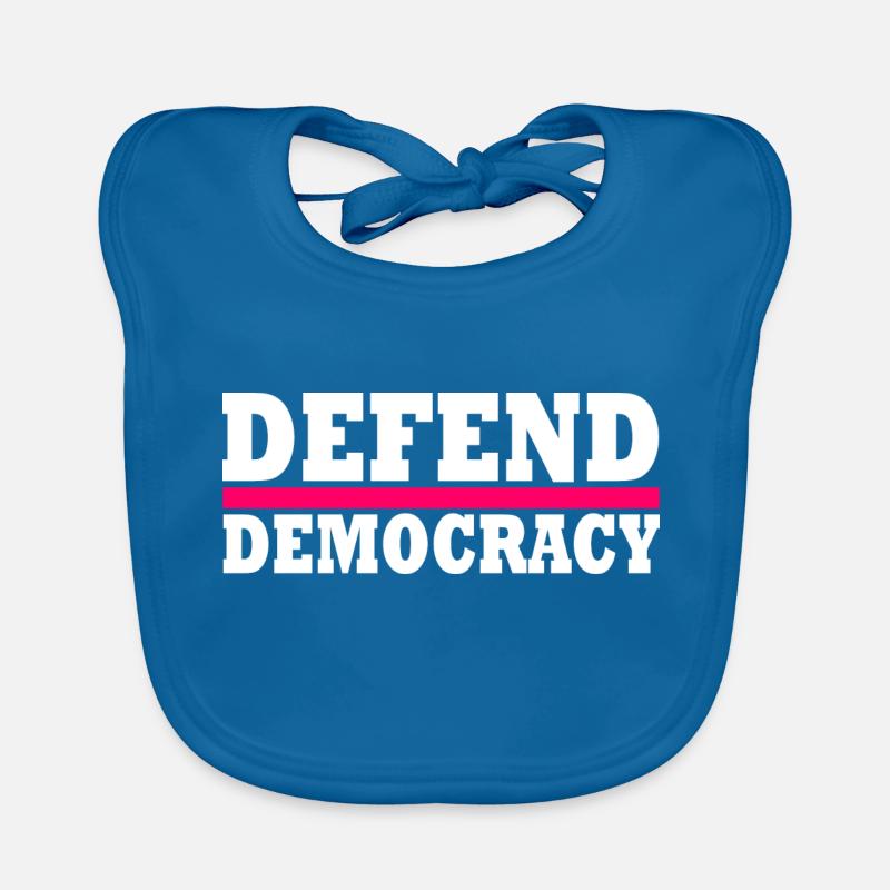 Defend democracy Organic Baby Bibs